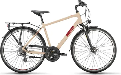 Produktbild von VICTORIA Trekkingrad "TREQANA 2" Mod. 24, Diamant, 28", grey beige matt, 3x8-...