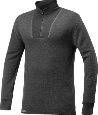 Produktbild von Woolpower Zip Turtleneck 200 Rollkragenhemd / Merino Shirt Langarm Grey Größe XXL