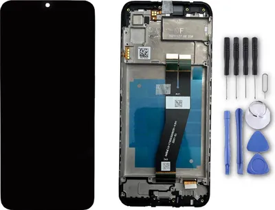 Produktbild von Samsung LCD Display Kompletteinheit mit Rahmen GH81-21626A für Galaxy A03 A035G Schwarz / Black