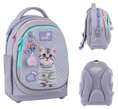 Zdjęcie produktu dla Plecak szkolny dla dziewczynek do 1-4 klasy ortopedyczny Studio Pets Kite