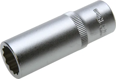 Produktbild von 15 mm Lange VIELZAHN Steckschlüssel-Einsatz Stecknuss 12-kant Nuss 3/8"-Antrieb