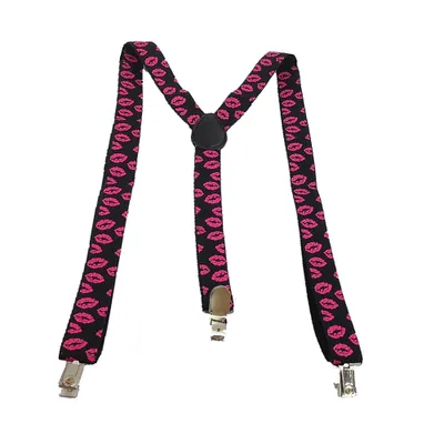 Produktbild von Hosentraeger Y Form schmal  Pink Lippen