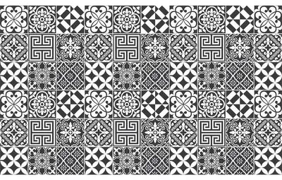 Image de Autocollants décoratifs pour meubles – Autocollants pour la cuisine et le salon – 60 autocollants EVITANA pour meubles – 60 autocollants de 10 x 10 cm