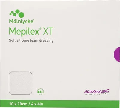 Image de Pansement mousse Mepilex XT 10x10 cm 5 pces