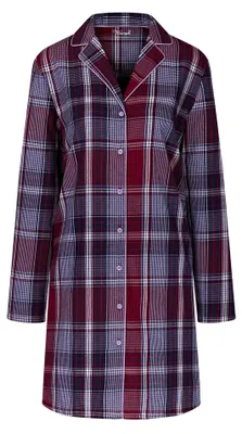 Produktbild von Triumph Damen Nachthemd Boyfriend - RED - DARK COMBINATION - Größe 36