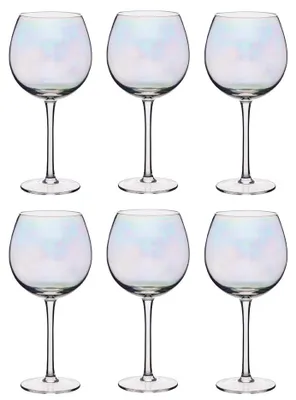 Produktbild von 6er Set Weingläser BARCRAFT IRIDESCENT für 500ml bunt irisierend KitchenCraft