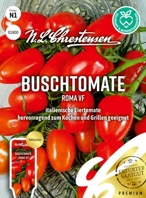 Produktbild von Buschtomate Roma VF | Buschtomatensamen von N.L. Chrestensen