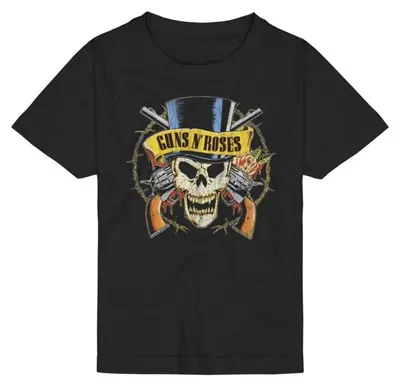 Produktbild von Guns N' Roses T-Shirt Uni Top Hat schwarz 106/116