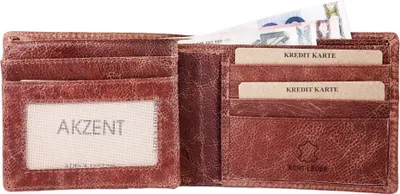 Produktbild von Akzent Herrengeldbörse aus Echt Leder