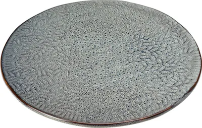 Zdjęcie produktu dla Patera na ciasto LEONARDO Matera - Duża ceramiczna patera do serwowania - Okrągła patera na ciasta, tarty, pizzę itp. - Średnica 34 cm - Można używać w kuchence mikrofalowej i myć w zmywarce - Antracyt, 022986
