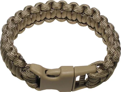 Produktbild von Survival Armband PARACORD 23 mm coyote, S