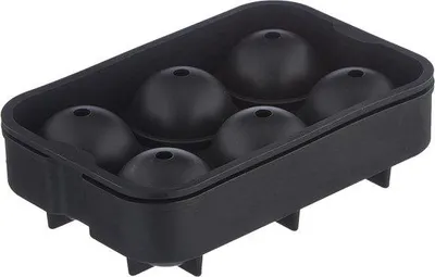 Obrázek produktu pro Sada forem na velké ledové koule, černý silikon