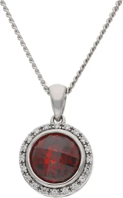 Produktbild von JuwelmaLux Anhänger 925/000 Sterling Silber mit synth. Zirkonia JL30-02-3770