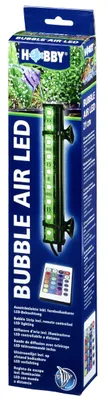 Produktbild von HOBBY Aquaristik Bubble Air LED colour & moon, LED, Violett, Grün, Rot, Blau, 12 V, 6200 K, IP68, Schwarz