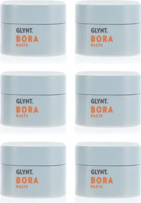 Produktbild von Glynt Bora Paste 6 x 75 ml Stylingpaste für texturierte Looks sanfter Halt Set