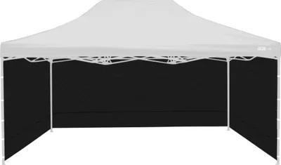 Image de Aga Parois latérales pour stand de3x4,5m Noir
