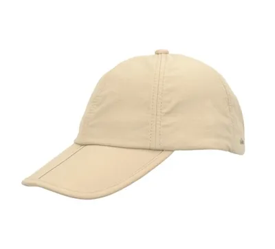 Balke leichte Baseball Cap mit UV-Schutz 50+ und Knickschirm in beige