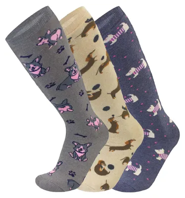 Image de Ensemble de 3 paires de chaussettes Wellington pour femmes
