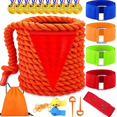 Immagine prodotto di Omgoods - Gioco della corda per tirare, ideale per bambini e adulti, da utilizzare all'aperto