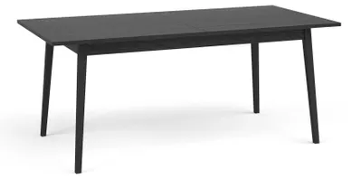 Image de Table de salle à manger Mond, table de cuisine 160-200 x 90 x 75,5 cm, plateau extensible, couleur au choix : anthracite