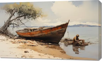 Produktbild von Bild 100x60cm Küstenruhe