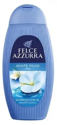 Image de Felce Azzurra, Gel douche au musc blanc, 400 ml