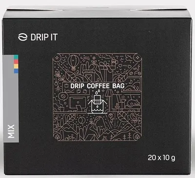 Immagine prodotto di Drip It Mix Brasile/Nicar/Colomb/Etiop 20X10G