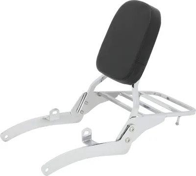 Image de Sissybar avec porte-bagages pour Yamaha XV 535 Virago 88-03 chrome