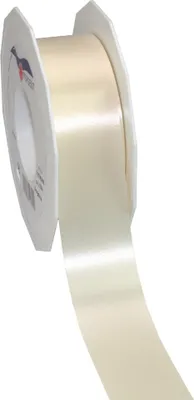 Produktbild von präsent 187 40 99 - 04 Pattberg Ringelband auf Rolle, 40 mm breit, elfenbein (91 m)