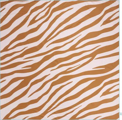 Immagine prodotto di Telo mare Swim Essentials in microfibra - Arancione/bianco - Strisce vivaci - 180 x 180 cm