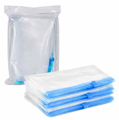 Productafbeelding van Vacuümrolzakken voor kleding 9 stuks 3 maten 35x50cm 40x50cm 50x70cm