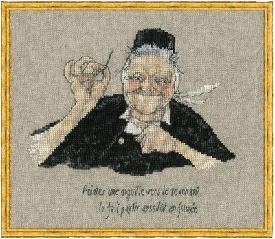 Produktbild von Nimue Kreuzstich Papier-Zählvorlage "Mamma Gozh", 18G