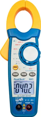 Produktbild von PeakTech P 1610 - Stromzangenamperemeter  4.000 Counts  1000 A AC mit DMM