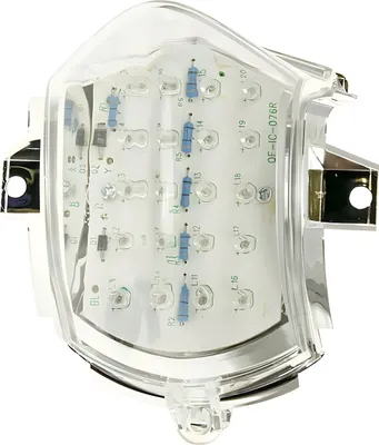 Immagine prodotto di Fanale posteriore a LED in vetro trasparente per Aprilia SR50R, Factory (04-)