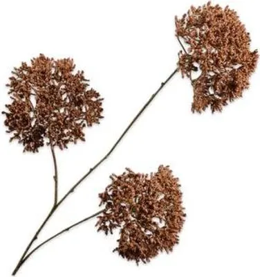 Produktbild von Silk-ka Kunstblume - Seidenblume - Kunstzweig Trachelium braun 85 cm