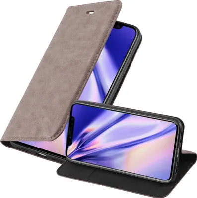 Image de Cadorabo Housse pour Apple iPhone X / XS Housse de protection marron Etui pour téléphone portable Case Cover Fermeture magnétique