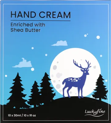 Produktbild von Handcremes Set, Luckyfine 10 Pcs natürlich pflegende Handcreme verfeinert mit Shea Butter