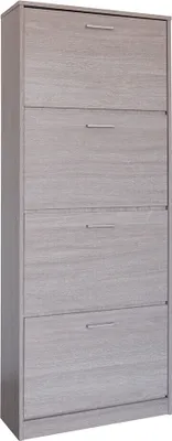 Produktbild von Stozy Schuhschrank Adan 4 Fächern Graue Eiche