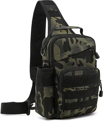 Produktbild von Famanu Crossbody Tasche Taktisch Wasserabweisend - Schwarz
