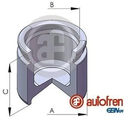 Produktbild von AUTOFREN SEINSA Bremssattel-Kolben für OPEL Kadett E CC (T85) 48mm Stahl