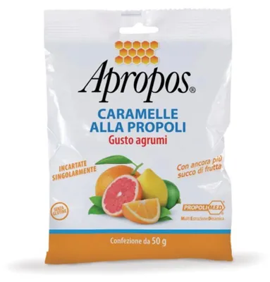 Immagine prodotto di Apropos Caramelle Alla Propoli Gusto Agrumi 50 G