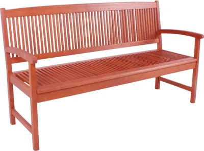 Produktbild von Gartenbank Stockholm Sitzbank Bank 3-Sitzer Eukalyptus Holzbank100%