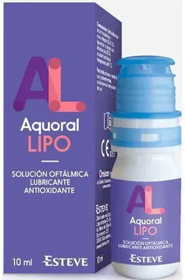 Obrázok produktu pre Esteve Aquoral Lipo Oftalmologický roztok Antioxidačné mazivo 10 ml