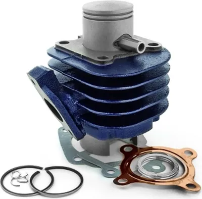 Image de Kit de cylindre Carenzi 50 ccm, fonte grise, axe de 10 mm, pour Yamaha Neos 50, modèles jusqu'à juillet 2007