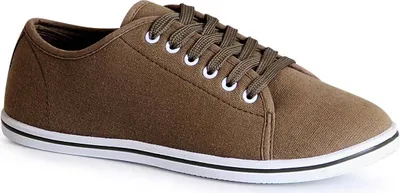 Produktbild von topschuhe24 1597 Damen Sneaker Turnschuhe Leicht, Farbe:Khaki, Größe:38 EU