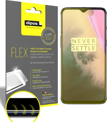 Obrázok produktu pre dipos I 2x Protective Film 100% fit for OnePlus 7 Film I 3D Full Cover Screen Protector Film