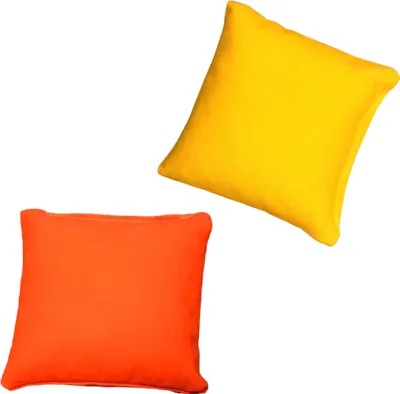 Produktbild von Original Cornhole Bean Bag Set (8er) - 4 Orange und 4x Gelbe Cornhole Säckchen - robuste Qualität Spitzenqualität