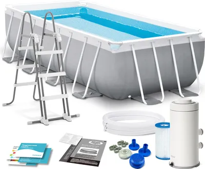 Obrázek produktu pro Intex 26788, 6836 l, Rámový bazén, Děti a dospělí, Žebřík, Modrá, Šedá, 68,9 kg