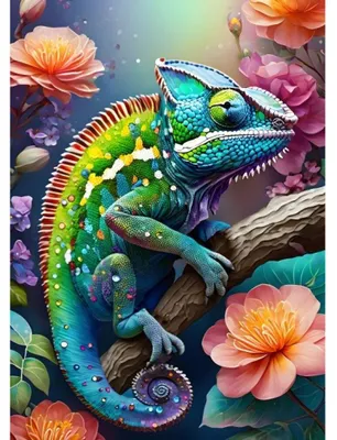 Produktbild von ALIPSON Puzzle Bunter Chamä leon, 500 Teile
