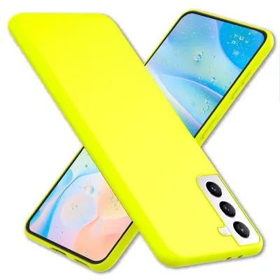Produktbild von NALIA Bunte Neon Silikonhülle für Samsung Galaxy S22 Gelb